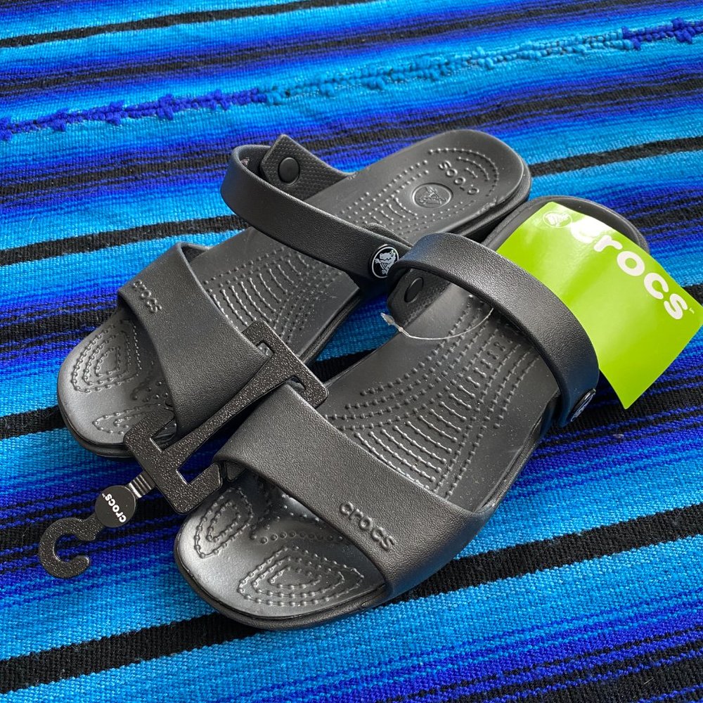 Crocs Coretta Sandal - Black NWT 7